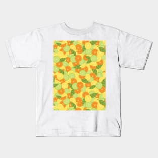 Citrus Splash Seamless Surface Pattern Design Kids T-Shirt